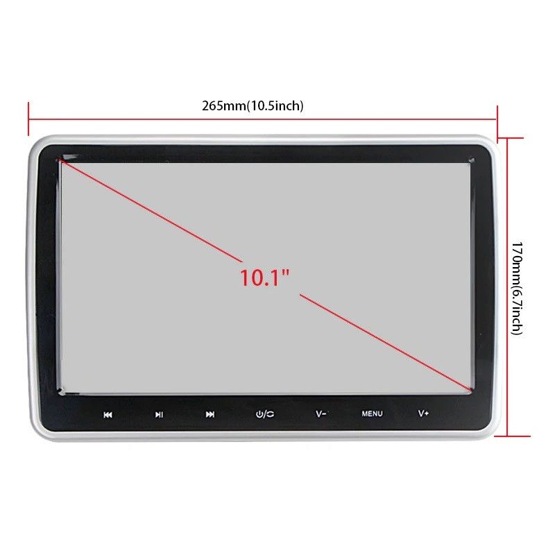 products/657/dvd auto monitor.jpg - MONITOR 10.1" (dijagonala 25.65cm) - MP5 - Xenon Svetla Beograd
